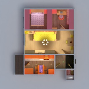 floorplans butas baldai dekoras pasidaryk pats miegamasis svetainė virtuvė apšvietimas renovacija sandėliukas 3d