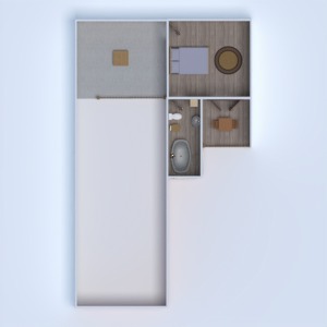 floorplans casa varanda inferior utensílios domésticos arquitetura 3d