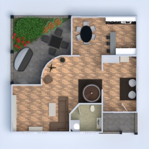 floorplans namas terasa baldai dekoras pasidaryk pats vonia miegamasis svetainė virtuvė vaikų kambarys kraštovaizdis namų apyvoka valgomasis studija prieškambaris 3d