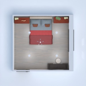 planos casa muebles decoración dormitorio iluminación 3d