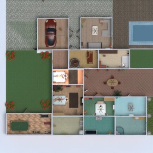 floorplans dom meble wystrój wnętrz łazienka sypialnia pokój dzienny garaż kuchnia oświetlenie jadalnia przechowywanie wejście 3d