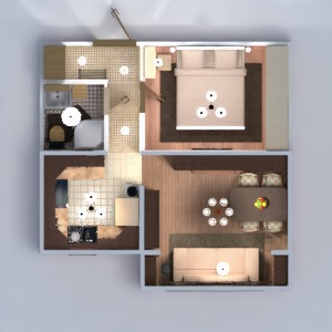 floorplans butas baldai dekoras pasidaryk pats vonia miegamasis svetainė virtuvė apšvietimas renovacija namų apyvoka 3d