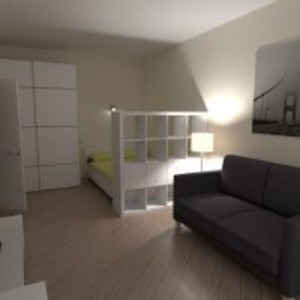 planos apartamento muebles bricolaje dormitorio salón cocina iluminación reforma 3d