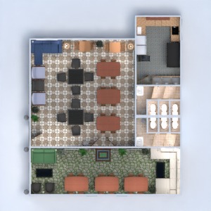 floorplans baldai virtuvė apšvietimas аrchitektūra sandėliukas 3d