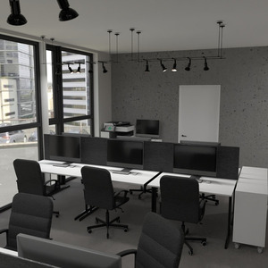 floorplans 厨房 办公室 改造 结构 储物室 3d