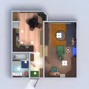 floorplans apartment furniture decor bathroom living room kitchen household 3d