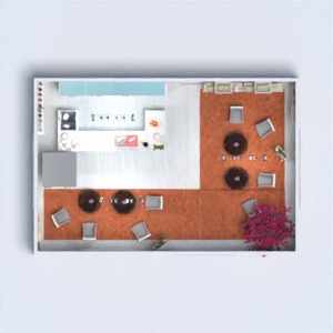 floorplans 咖啡馆 单间公寓 3d