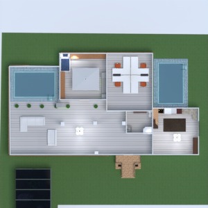 floorplans 家具 客厅 照明 家电 单间公寓 3d