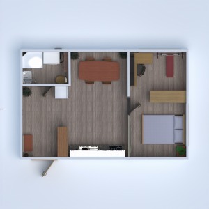 floorplans apartamento estúdio 3d