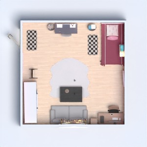 floorplans kids room office 3d