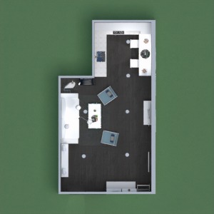 floorplans dekoras svetainė virtuvė apšvietimas valgomasis 3d