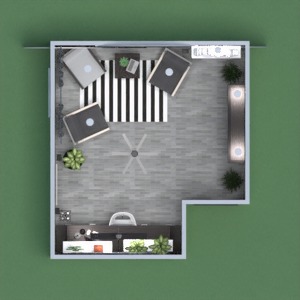 floorplans 独栋别墅 家具 装饰 办公室 照明 3d