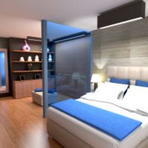 progetti appartamento casa arredamento bagno camera da letto famiglia caffetteria ripostiglio 3d