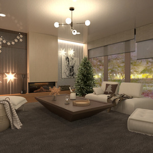 floorplans 公寓 独栋别墅 家具 装饰 照明 3d