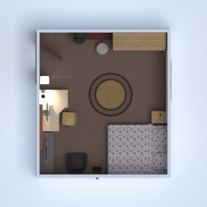 floorplans chambre à coucher 3d