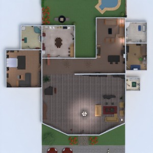 floorplans dom meble wystrój wnętrz łazienka sypialnia kuchnia na zewnątrz oświetlenie architektura 3d