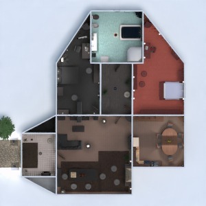 floorplans butas namas baldai dekoras vonia miegamasis virtuvė apšvietimas namų apyvoka kavinė аrchitektūra 3d