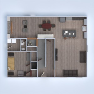 floorplans wystrój wnętrz pokój dzienny kuchnia remont jadalnia 3d