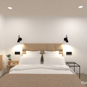 floorplans appartement meubles chambre à coucher eclairage studio 3d