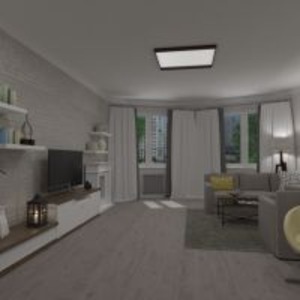 planos apartamento casa muebles decoración salón iluminación reforma comedor 3d