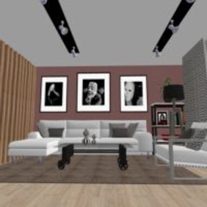 planos apartamento muebles arquitectura 3d