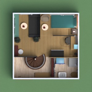 floorplans chambre d'enfant terrasse garage espace de rangement architecture 3d