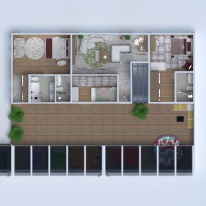 planos casa terraza bricolaje hogar 3d