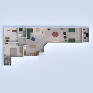 floorplans appartement maison terrasse meubles 3d