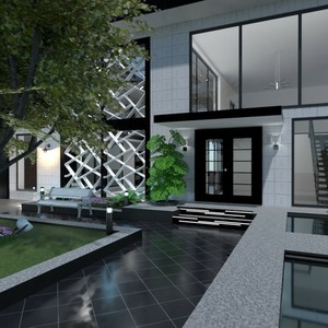 planos casa decoración bricolaje salón exterior 3d