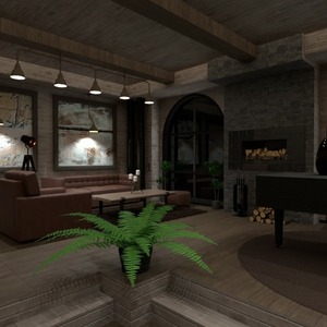 планировки дом декор гостиная кухня архитектура 3d