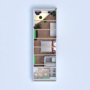 floorplans apartamento quarto estúdio 3d