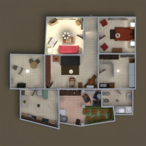 floorplans dom taras meble zrób to sam łazienka sypialnia pokój dzienny kuchnia remont gospodarstwo domowe architektura przechowywanie 3d