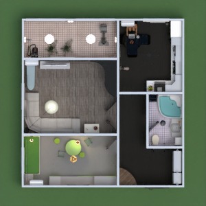 floorplans mieszkanie meble wystrój wnętrz łazienka sypialnia pokój dzienny kuchnia pokój diecięcy wejście 3d