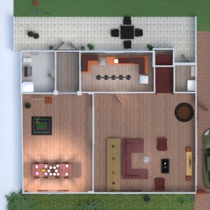 floorplans casa varanda inferior decoração faça você mesmo quarto 3d