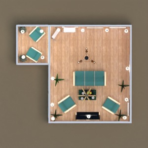 floorplans appartement maison terrasse meubles chambre à coucher salon cuisine extérieur paysage architecture 3d