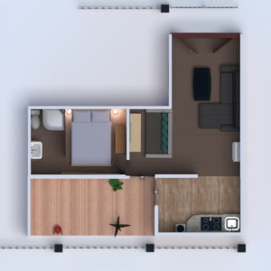 floorplans dom meble wystrój wnętrz łazienka sypialnia pokój dzienny kuchnia na zewnątrz 3d