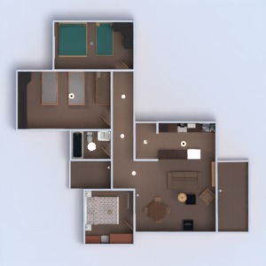 floorplans apartment house terrace furniture decor bathroom bedroom living room kids room lighting household 3d