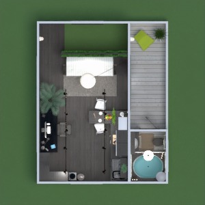 planos casa muebles cuarto de baño salón garaje cocina despacho iluminación comedor estudio descansillo 3d