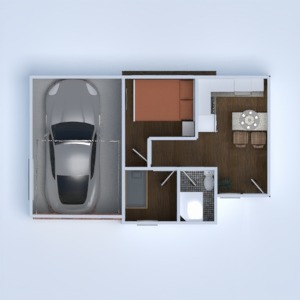 планировки дом ванная спальня гараж кухня 3d