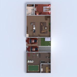 floorplans mieszkanie krajobraz 3d