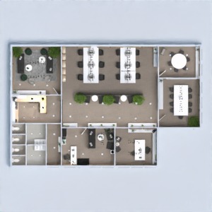floorplans biuro mieszkanie typu studio 3d