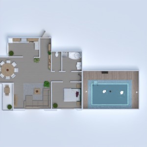 floorplans dom meble wystrój wnętrz pokój dzienny oświetlenie 3d