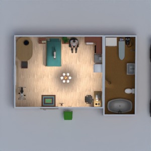 planos casa muebles bricolaje salón cocina 3d