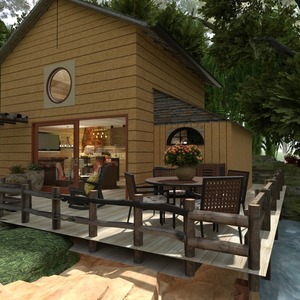 floorplans house furniture outdoor landscape 3d