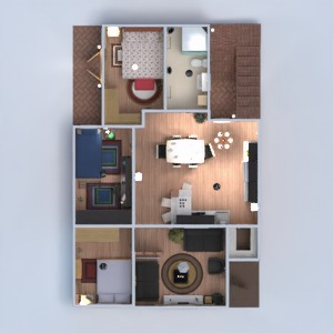 floorplans dom meble wystrój wnętrz sypialnia pokój dzienny kuchnia oświetlenie krajobraz gospodarstwo domowe kawiarnia jadalnia architektura przechowywanie wejście 3d