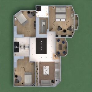 floorplans dom meble wystrój wnętrz oświetlenie remont 3d