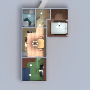 floorplans butas baldai dekoras pasidaryk pats vonia miegamasis virtuvė vaikų kambarys 3d