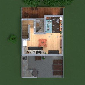 planos apartamento casa decoración 3d