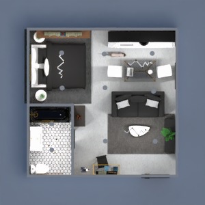 progetti appartamento casa famiglia monolocale 3d