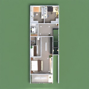 floorplans apartment house decor kitchen dining room 3d